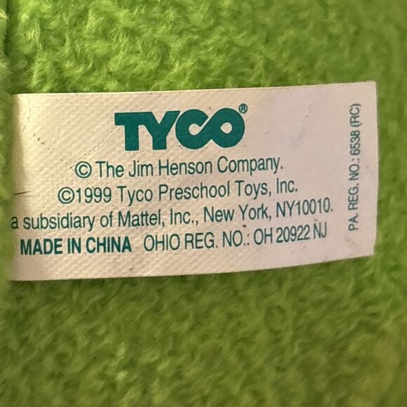 Sesame Street Talking Kermit The Frog Plush 30th Anniversary Vintage 1999 Tyco - Picture 5 of 12